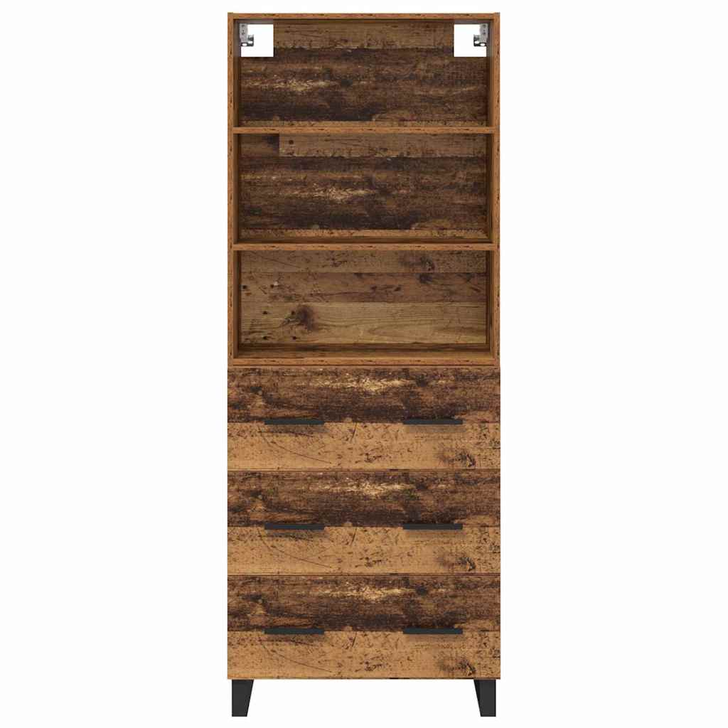 Highboard Old Wood 69.5 x 34 x 180 cm Engineered Wood