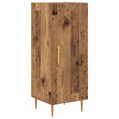 Highboard 2 pcs Old Wood Engineered Wood
