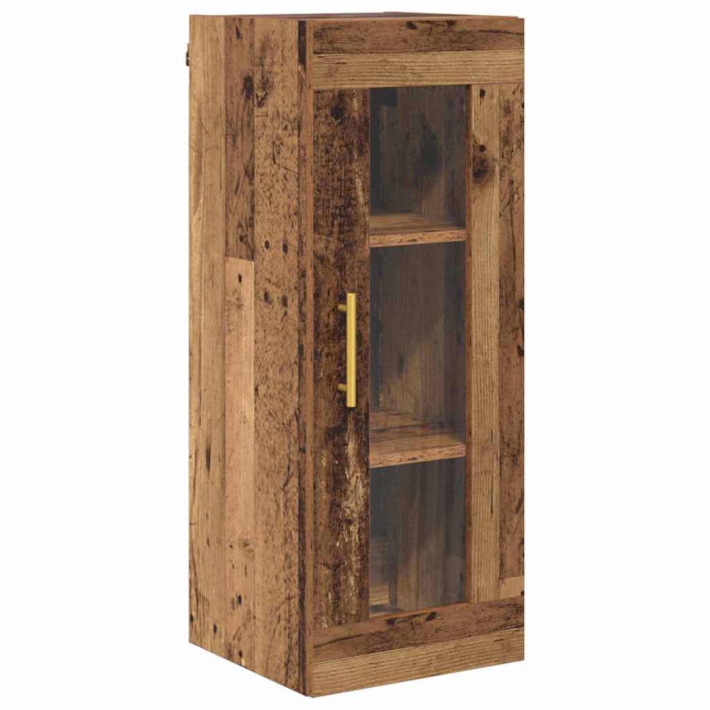 Highboard 2 pcs Old Wood Engineered Wood