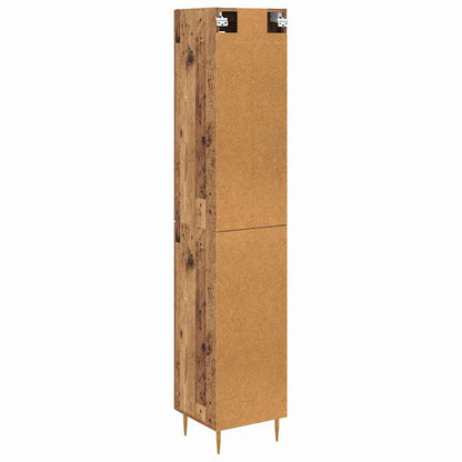 Highboard 2 pcs Old Wood Engineered Wood