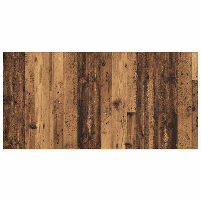 Headboard with Cabinet 3 pcs Old Wood Engineered Wood