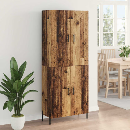 Highboard Old Wood 69.5 x 34 x 180 cm Engineered Wood