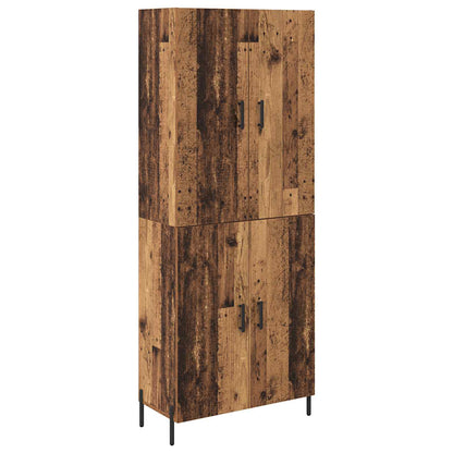 Highboard Old Wood 69.5 x 34 x 180 cm Engineered Wood