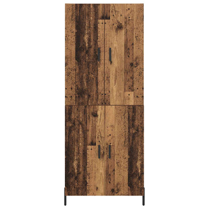 Highboard Old Wood 69.5 x 34 x 180 cm Engineered Wood