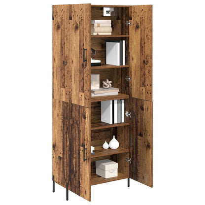 Highboard Old Wood 69.5 x 34 x 180 cm Engineered Wood