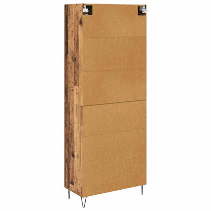 Highboard Old Wood 69.5 x 34 x 180 cm Engineered Wood