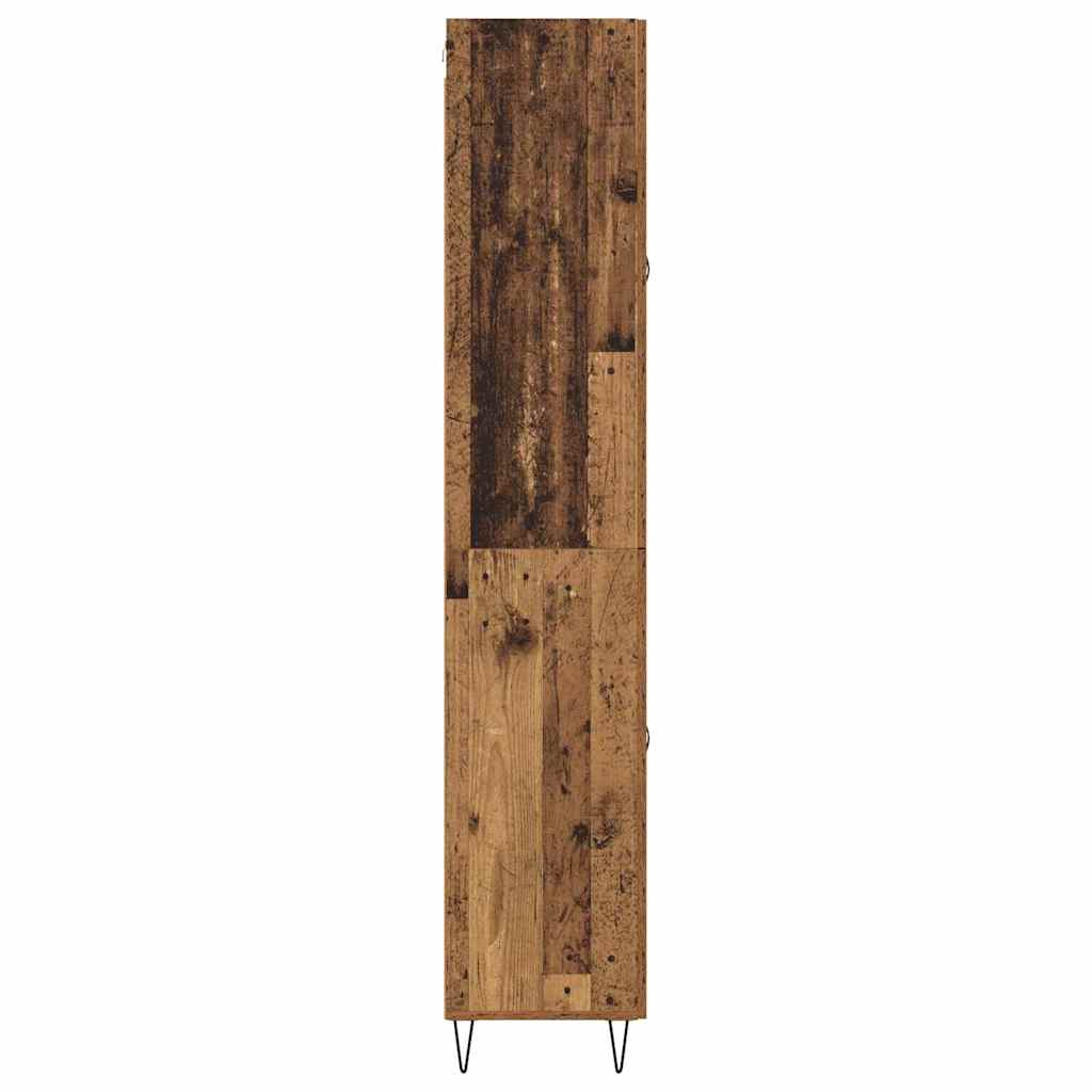 Highboard Old Wood 69.5 x 34 x 180 cm Engineered Wood