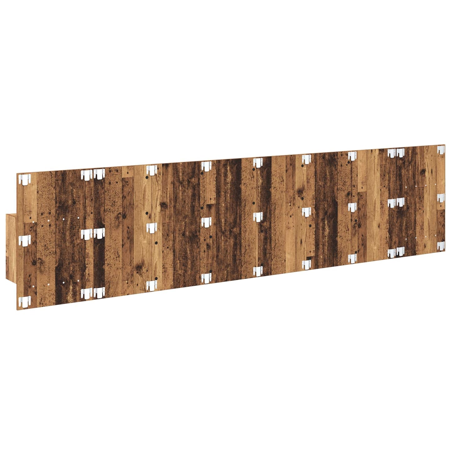 Headboard with Cabinet 3 pcs Old Wood Engineered Wood