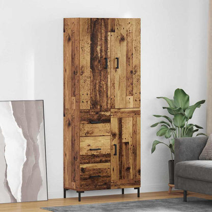 Highboard Old Wood 69.5 x 34 x 180 cm Engineered Wood