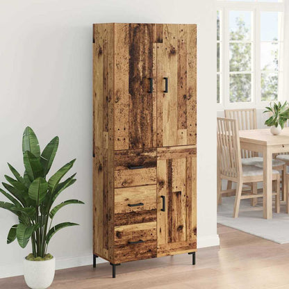 Highboard Old Wood 69.5 x 34 x 180 cm Engineered Wood