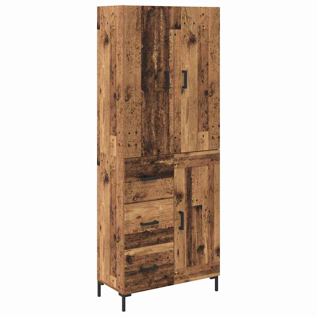 Highboard Old Wood 69.5 x 34 x 180 cm Engineered Wood