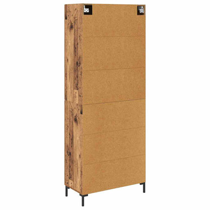 Highboard Old Wood 69.5 x 34 x 180 cm Engineered Wood