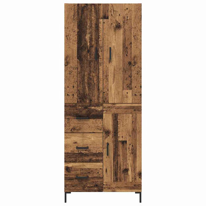 Highboard Old Wood 69.5 x 34 x 180 cm Engineered Wood