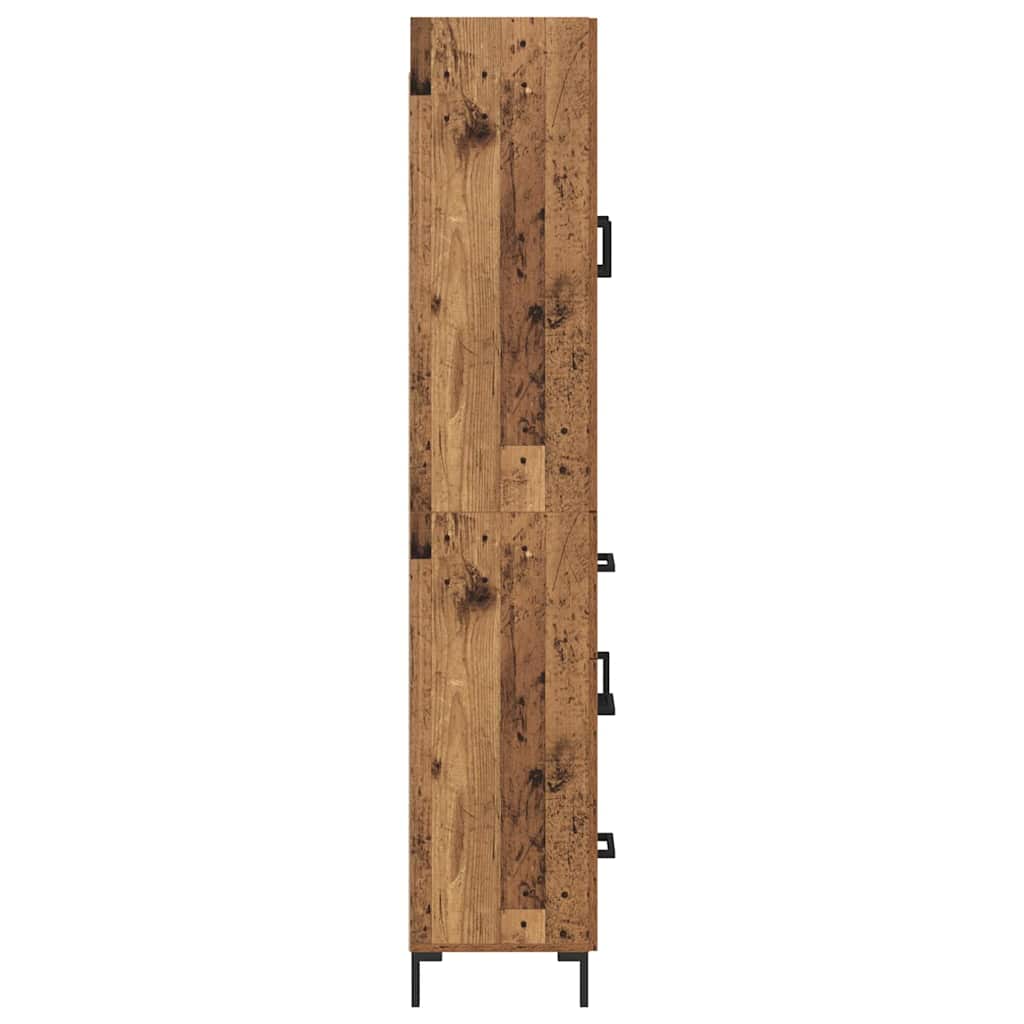 Highboard Old Wood 69.5 x 34 x 180 cm Engineered Wood