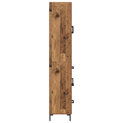 Highboard Old Wood 69.5 x 34 x 180 cm Engineered Wood