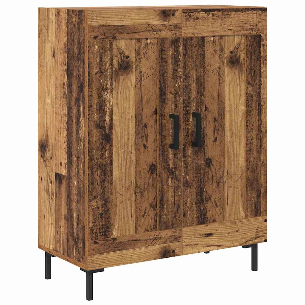 Highboard 2 pcs Old Wood Engineered Wood