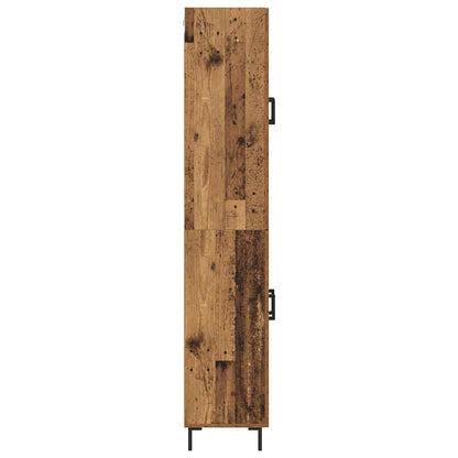 Highboard 2 pcs Old Wood Engineered Wood