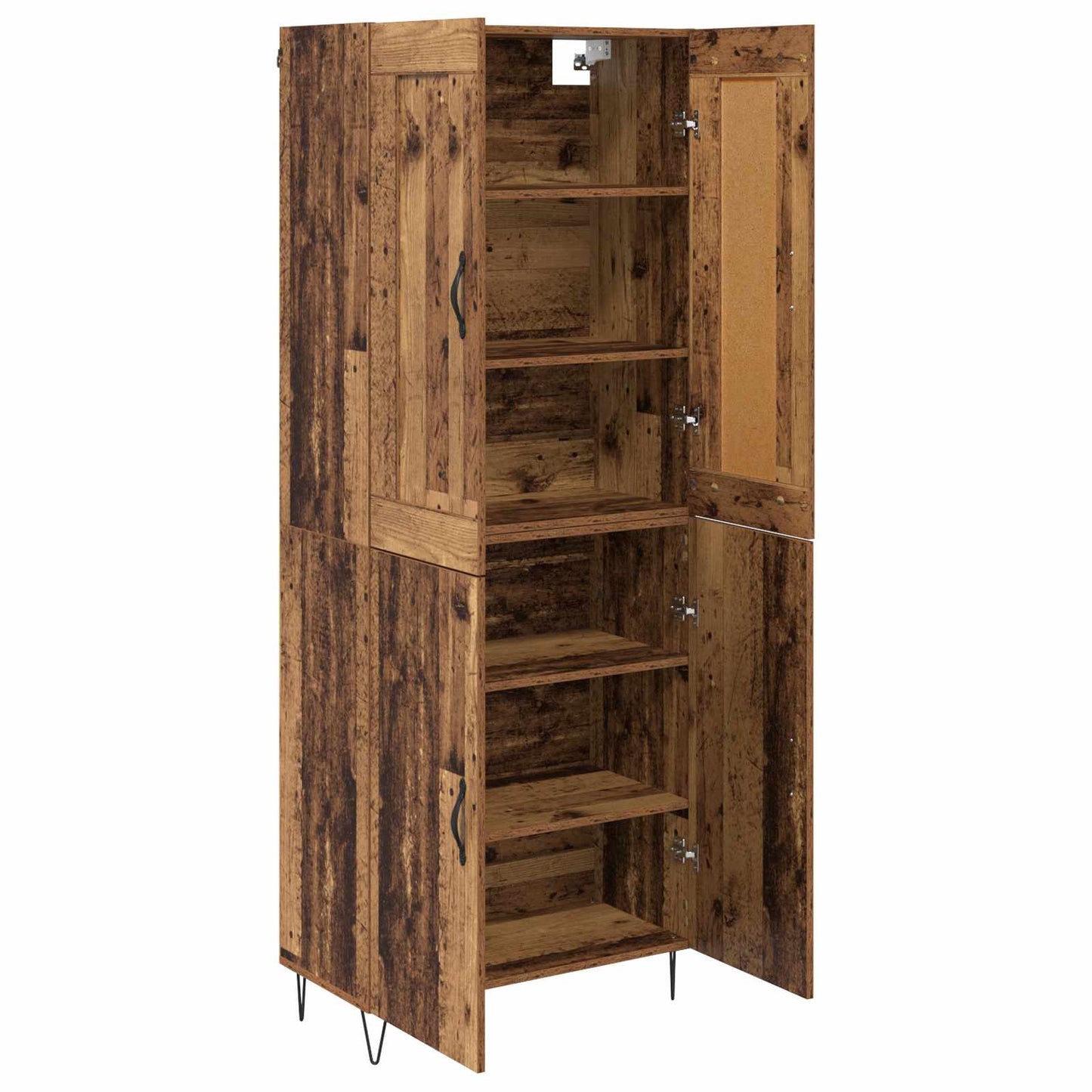 Highboard Old Wood 69.5 x 34 x 180 cm Engineered Wood