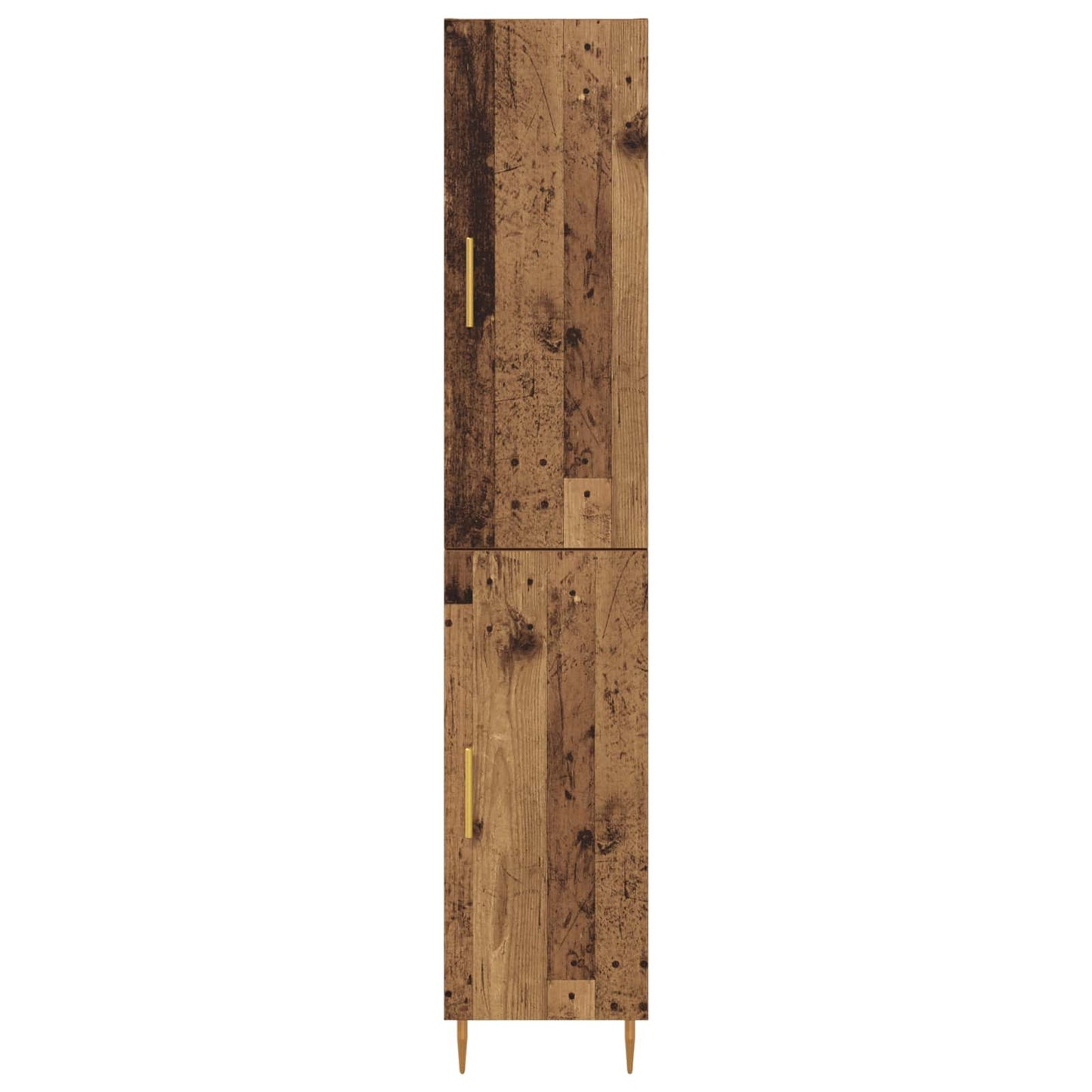 Highboard 2 pcs Old Wood Engineered Wood