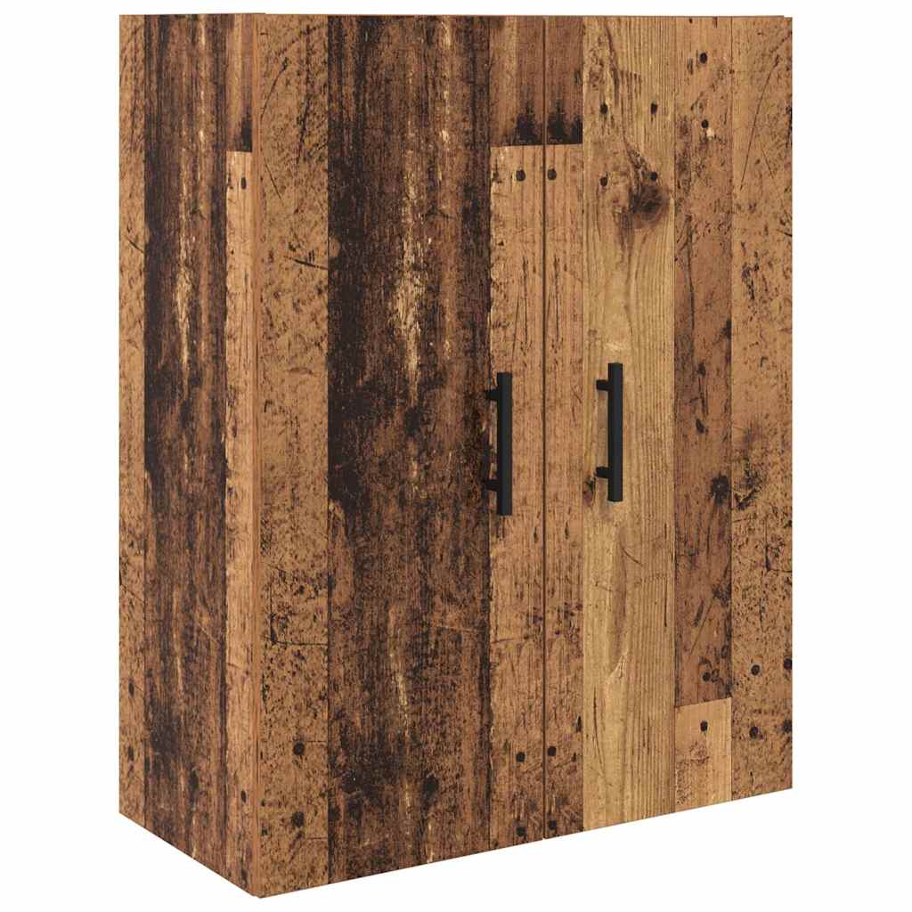 Highboard with Drawer 2 pcs Old Wood 69.5 x 34 x 180 cm