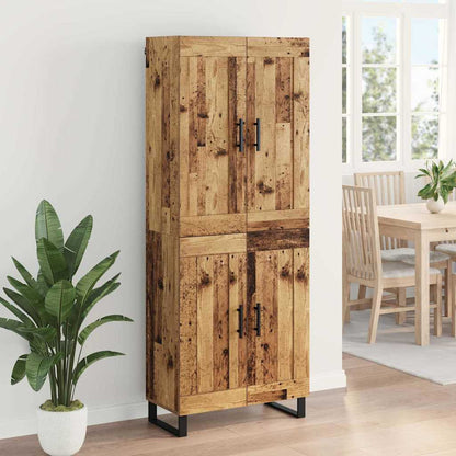Highboard Old Wood 69.5 x 34 x 180 cm Engineered Wood