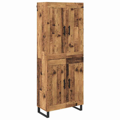 Highboard Old Wood 69.5 x 34 x 180 cm Engineered Wood