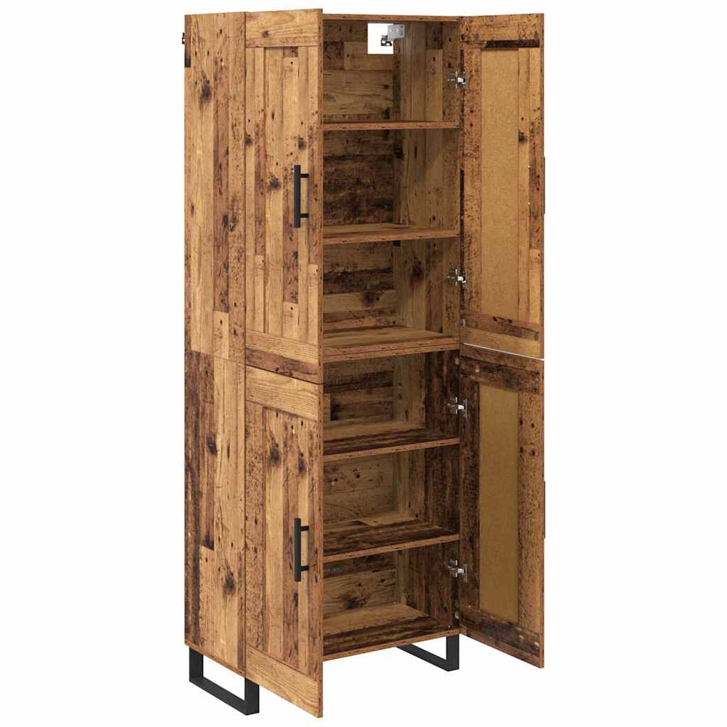 Highboard Old Wood 69.5 x 34 x 180 cm Engineered Wood