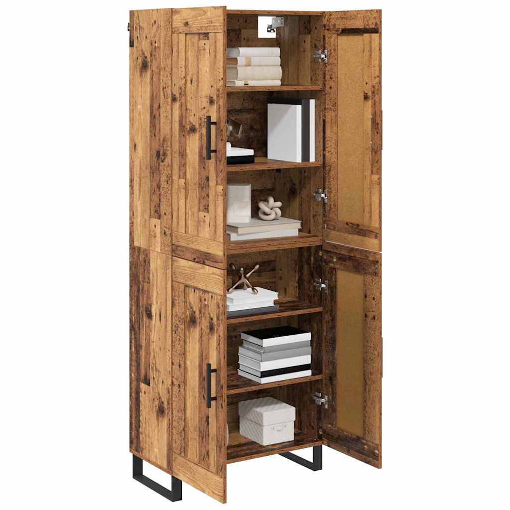 Highboard Old Wood 69.5 x 34 x 180 cm Engineered Wood