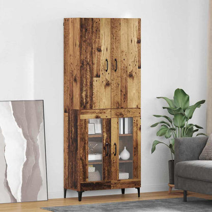 Highboard Old Wood 69.5 x 34 x 180 cm Engineered Wood