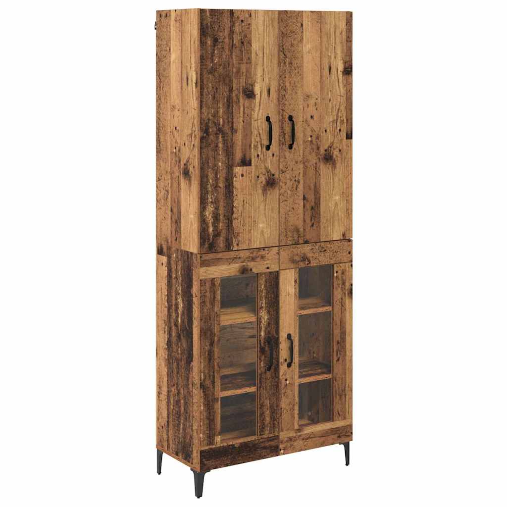 Highboard Old Wood 69.5 x 34 x 180 cm Engineered Wood