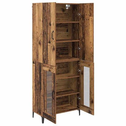 Highboard Old Wood 69.5 x 34 x 180 cm Engineered Wood