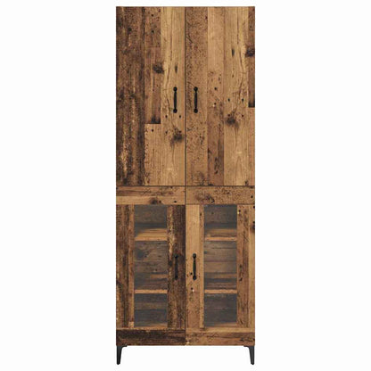 Highboard Old Wood 69.5 x 34 x 180 cm Engineered Wood