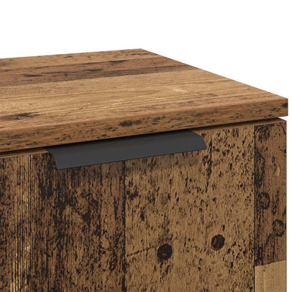 Sideboard with Drawer 3 pcs Old Wood Engineered Wood