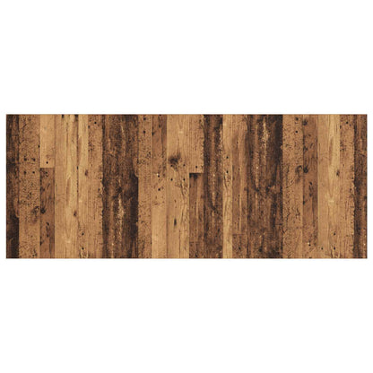 Headboard with Cabinet 3 pcs Old Wood Engineered Wood