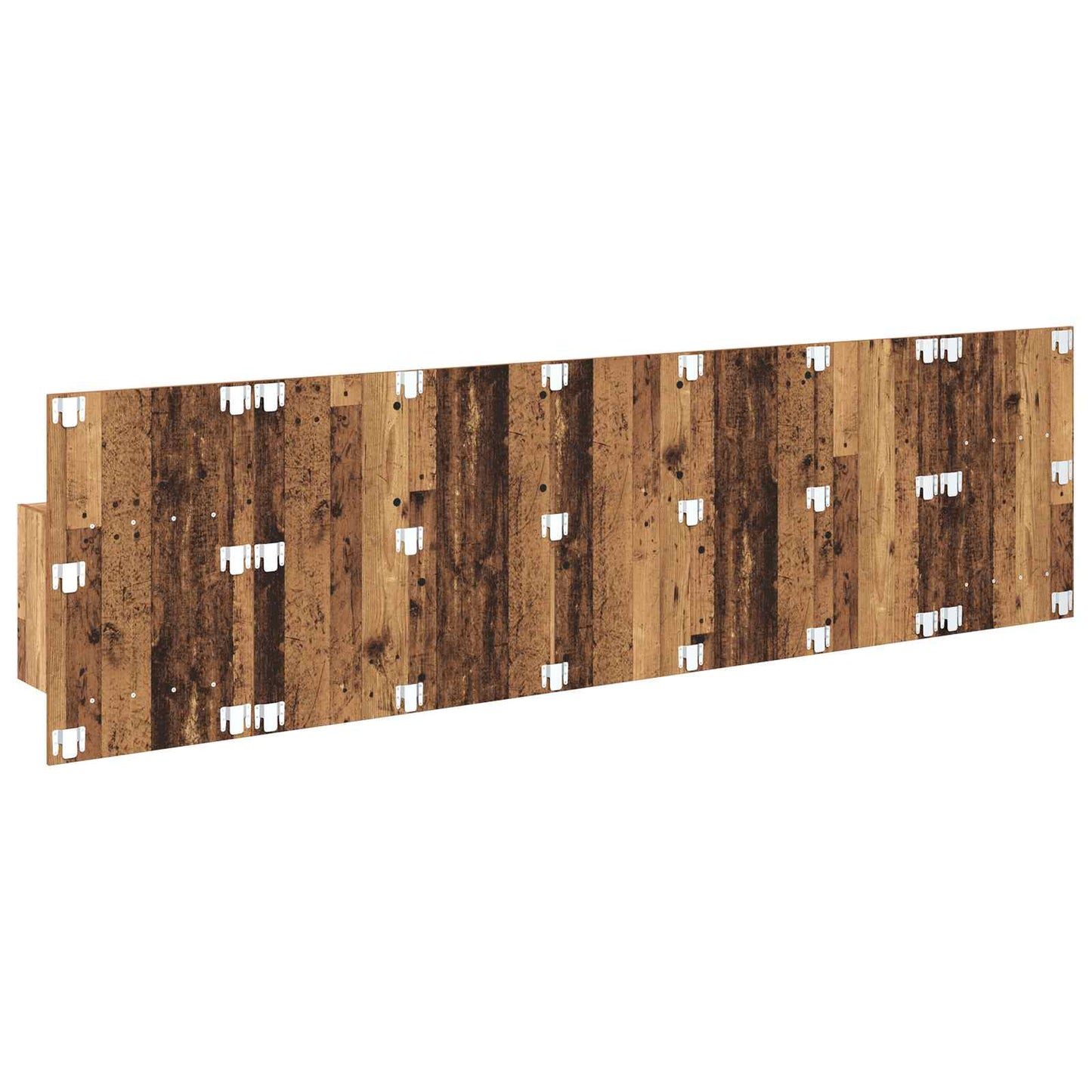 Headboard with Cabinet 3 pcs Old Wood Engineered Wood