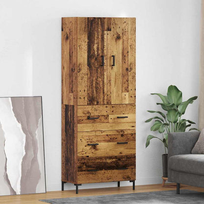 Highboard Old Wood 69.5 x 34 x 180 cm Engineered Wood