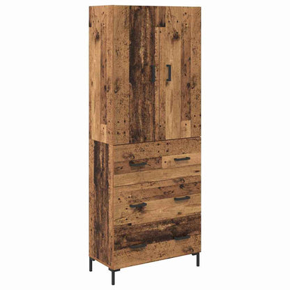 Highboard Old Wood 69.5 x 34 x 180 cm Engineered Wood