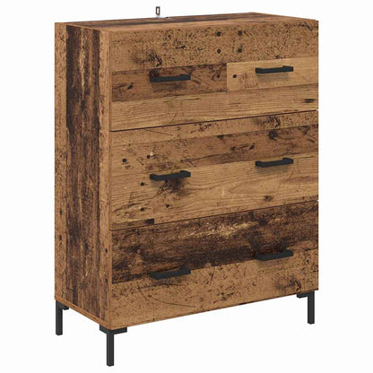Highboard Old Wood 69.5 x 34 x 180 cm Engineered Wood