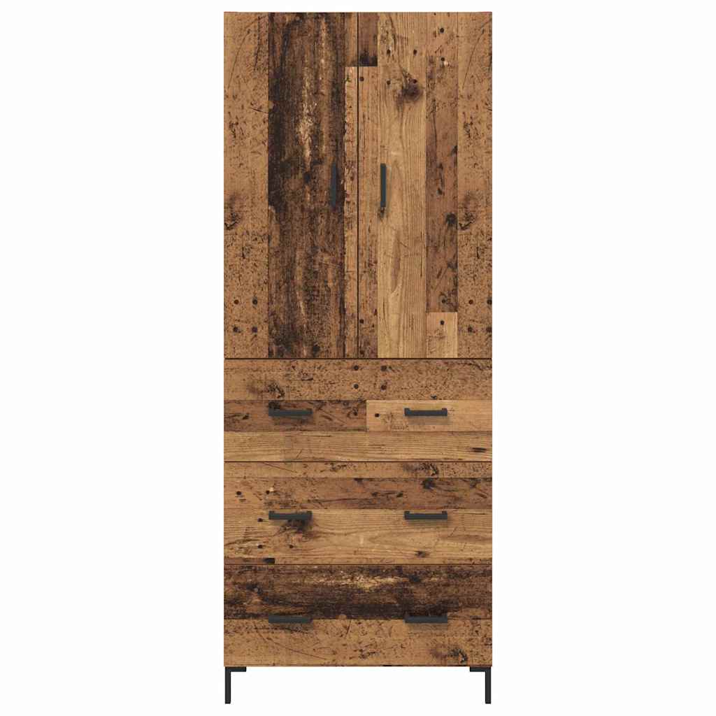Highboard Old Wood 69.5 x 34 x 180 cm Engineered Wood