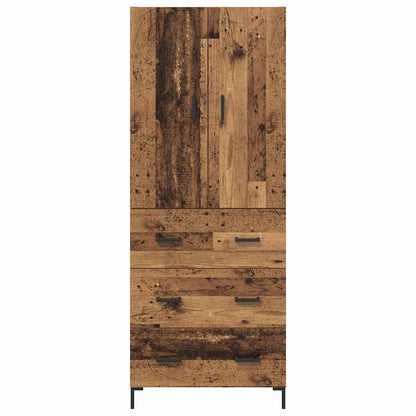 Highboard Old Wood 69.5 x 34 x 180 cm Engineered Wood
