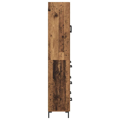 Highboard Old Wood 69.5 x 34 x 180 cm Engineered Wood