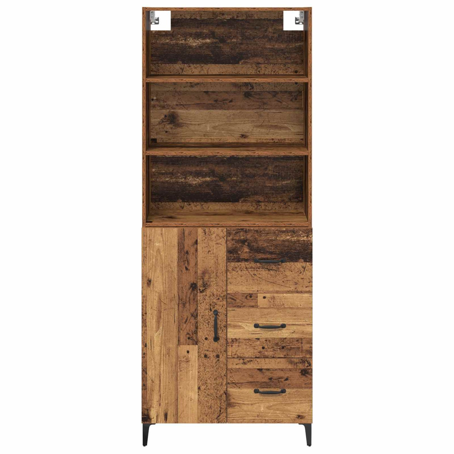 Highboard Old Wood 69.5 x 34 x 180 cm Engineered Wood
