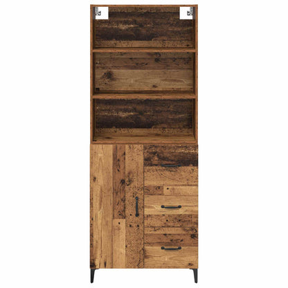 Highboard Old Wood 69.5 x 34 x 180 cm Engineered Wood