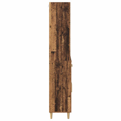 Highboard Old Wood 69.5 x 32.5 x 180 cm Engineered Wood