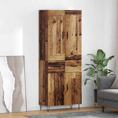 Highboard Old Wood 69.5 x 34 x 180 cm Engineered Wood