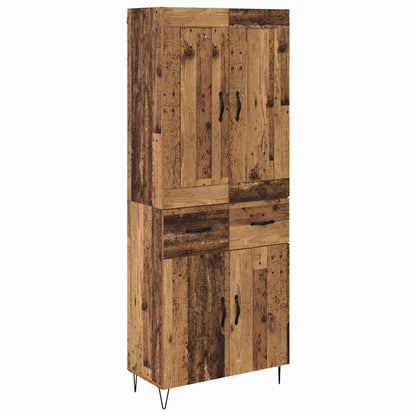 Highboard Old Wood 69.5 x 34 x 180 cm Engineered Wood