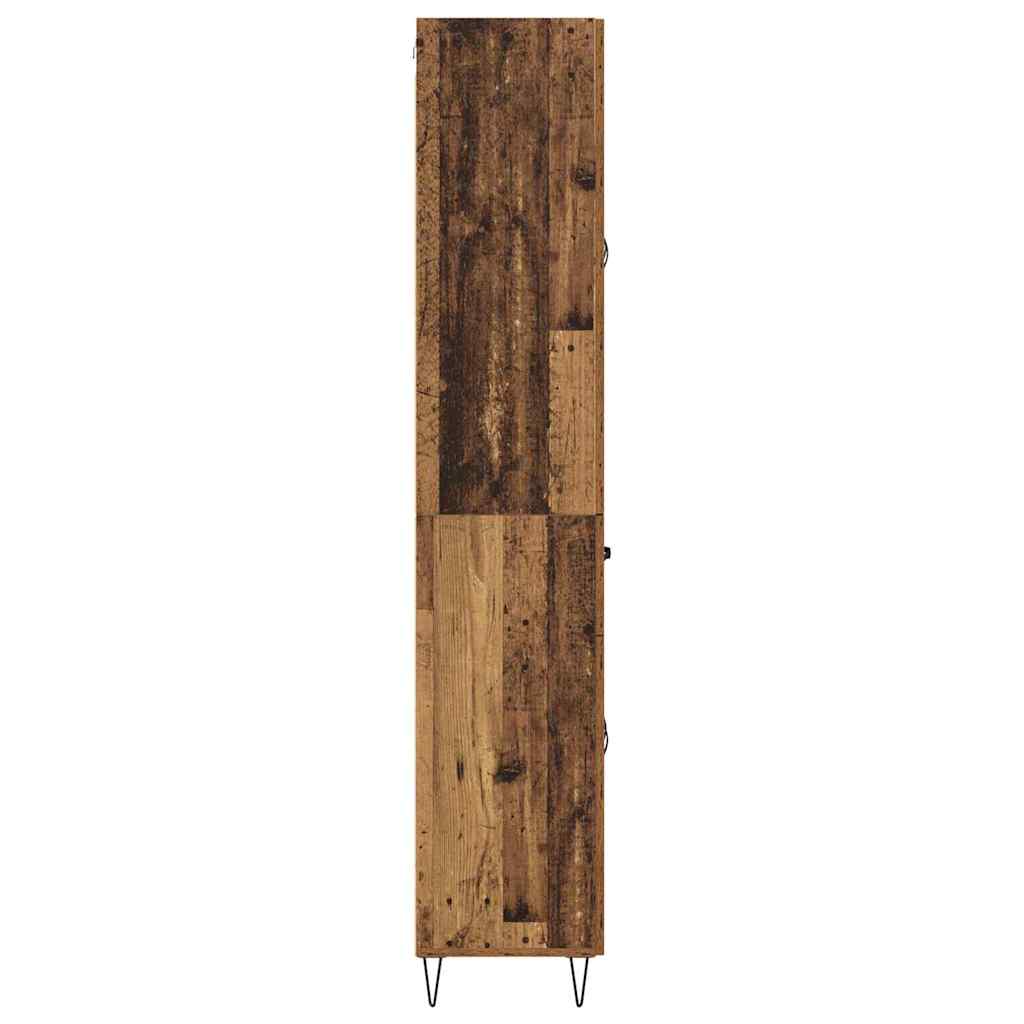 Highboard Old Wood 69.5 x 34 x 180 cm Engineered Wood