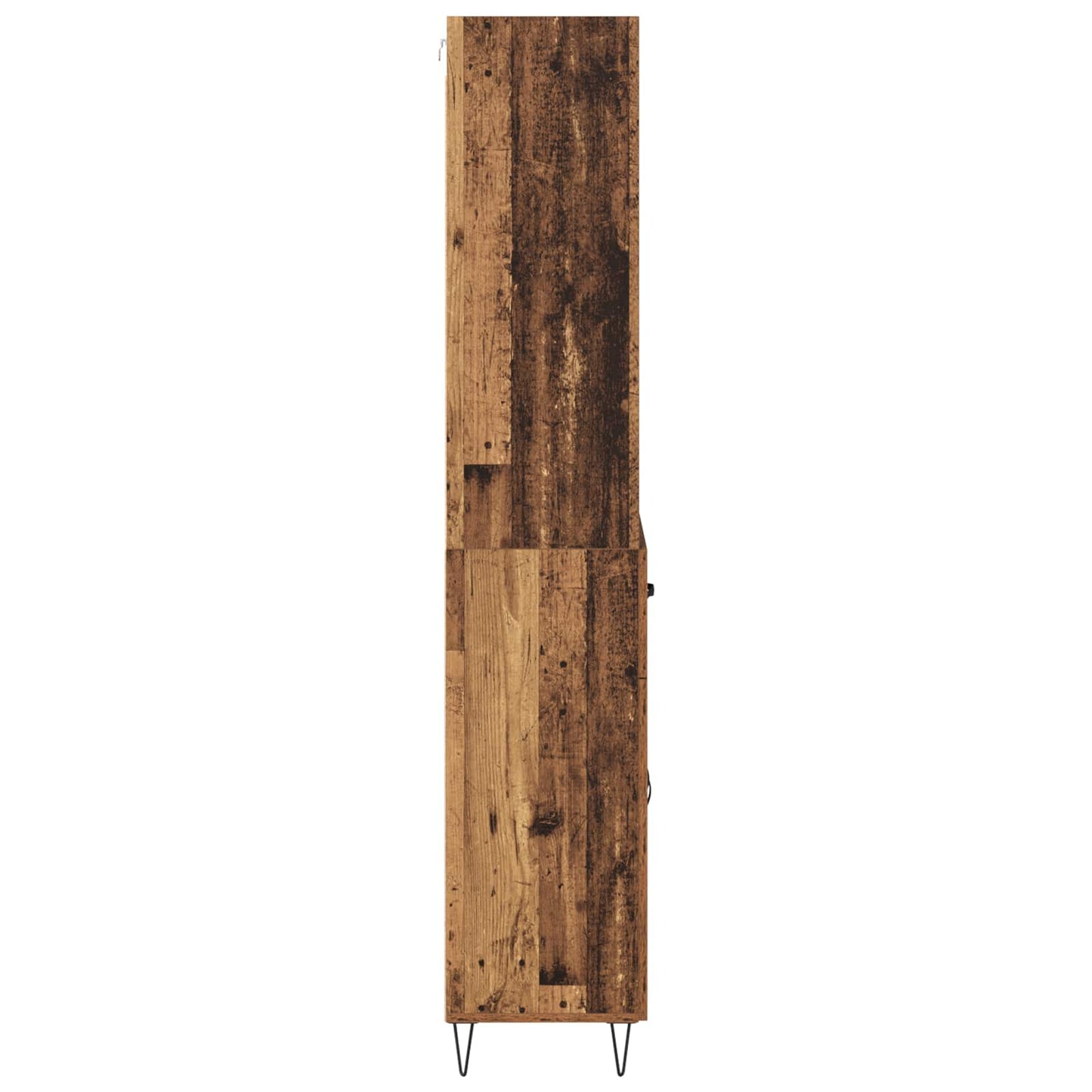 Highboard with Drawer 2 pcs Old Wood Engineered Wood