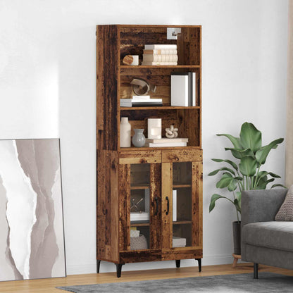 Highboard Old Wood 69.5 x 34 x 180 cm Engineered Wood