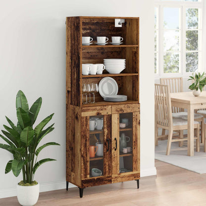 Highboard Old Wood 69.5 x 34 x 180 cm Engineered Wood